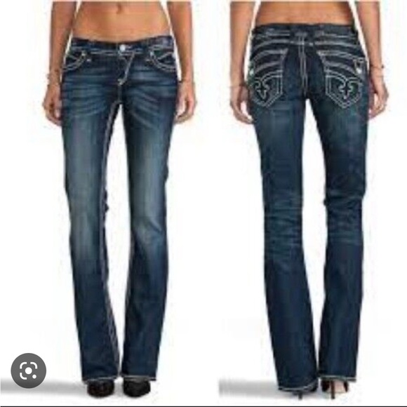 Rock Revival Johanna Bootcut Jeans sz 27 - Picture 3 of 9